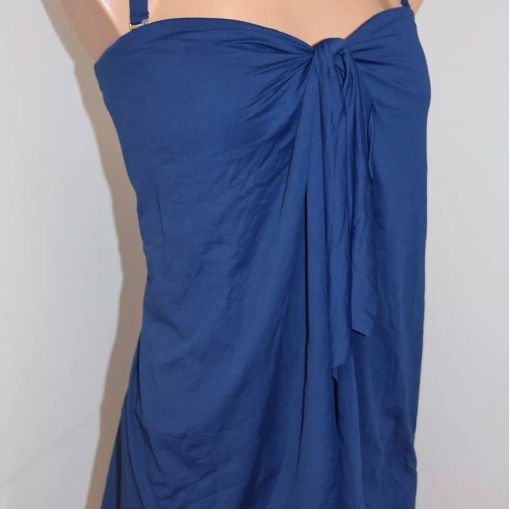 Elegant Blue Women's Swim Cover-Up